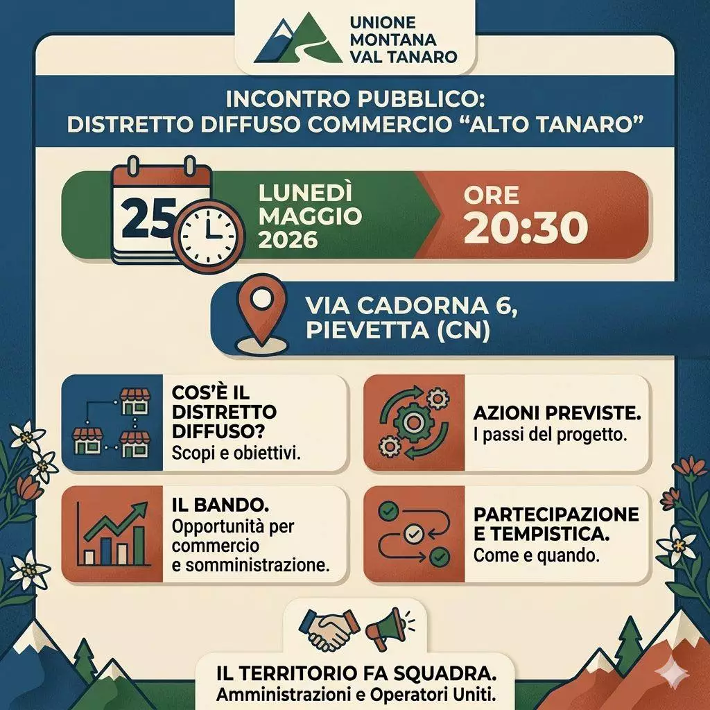 distretto diffuso del commercio Alto Tanaro